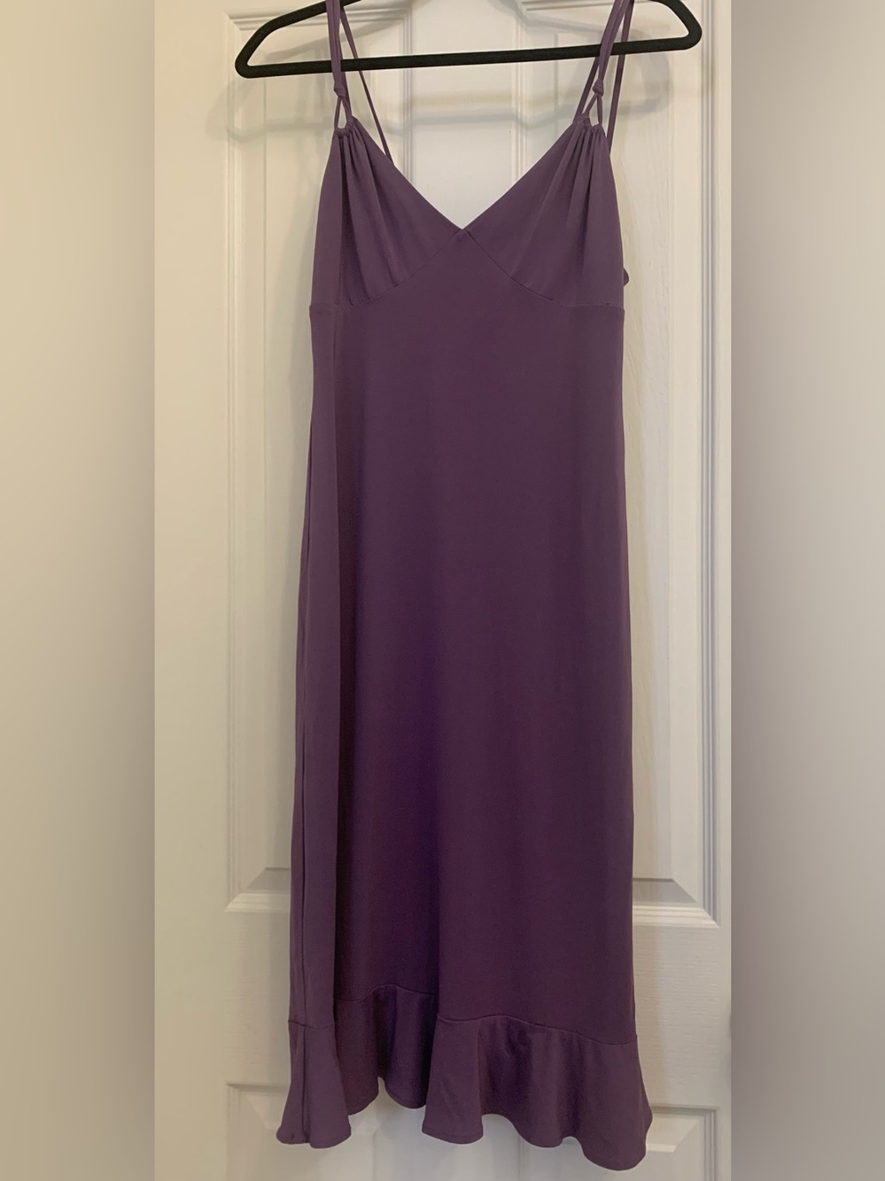 BCBGMaxAzria Deep Purple Maxi slip dress
